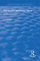 Book cover of: Key to Latin Hexameter Verse