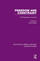 Book cover of: Freedom and Constraint. By: Fred Coalter