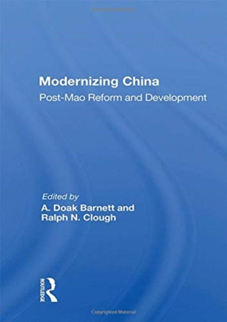 Book cover of: Modernizing China. By: A. Doak Barnett