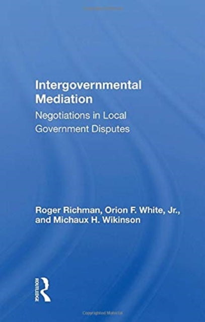 Book cover of: Intergovernmental Mediation