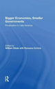 Book cover of: Bigger Economies, Smaller Governments. By: William P. Glade