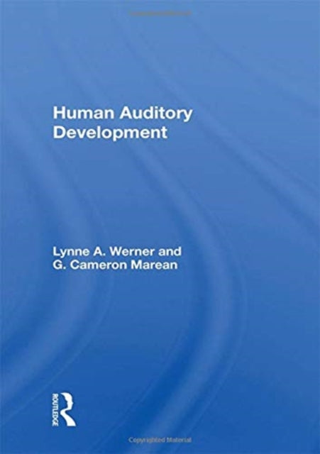 Book cover of: Human Auditory Development. By: Lynne A. Werner