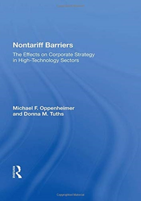 Book cover of: Nontariff Barriers. By: Michael F. Oppenheimer