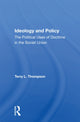 Book cover of: Ideology And Policy. By: Terry L. Thompson