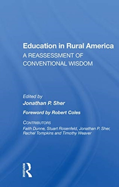 Book cover of: Education In Rural America. By: Jonathan P. Sher