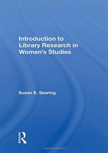 Book cover of: Introduction To Library Research In Women's Studies
