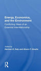 Book cover of: Energy, Economics, And The Environment