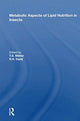 Book cover of: Metabolic Aspects of Lipid Nutrition in Insects. By: Thomas E. Mittler