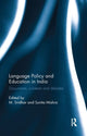 Book cover of: Language Policy and Education in India. By: M. Sridhar
