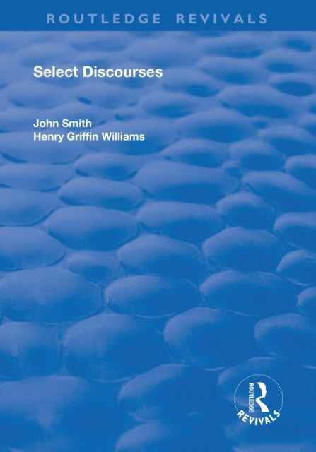 Book cover of: Select Discourses. By: John Smith