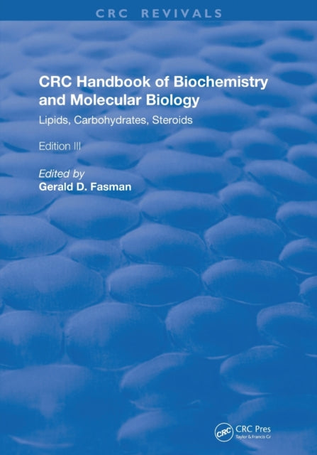 Book cover of: Handbook of Biochemistry and Molecular Biology. By: Gerald D. Fasman