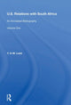 Book cover of: U.S. Relations With South Africa. By: Y. G-M Lulat