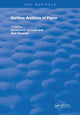 Book cover of: Surface Analysis of Paper. By: Terrance E. Conners
