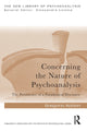 Book cover of: Concerning the Nature of Psychoanalysis. By: Gregorio Kohon