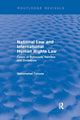 Book cover of: National Law and International Human Rights Law. By: Onkemetse Tshosa