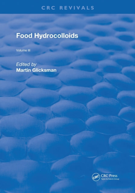 Book cover of: Food Hydrocolloids. By: Martin Glicksman