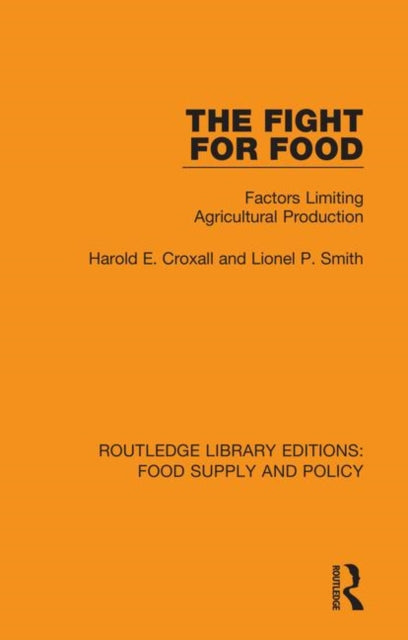 Book cover of: Fight for Food. By: Harold E. Croxall