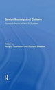 Book cover of: Soviet Society And Culture. By: Terry L. Thompson