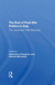 Book cover of: End Of Postwar Politics In Italy. By: Gianfranco Pasquino