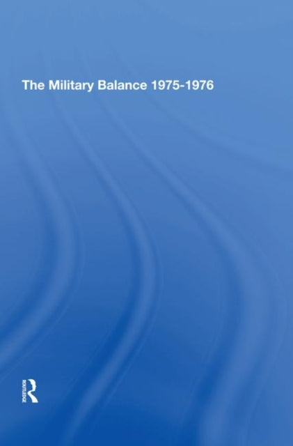 Book cover of: Military Balance 1975-1976. By: International Institute for Strategic Studies (IISS)