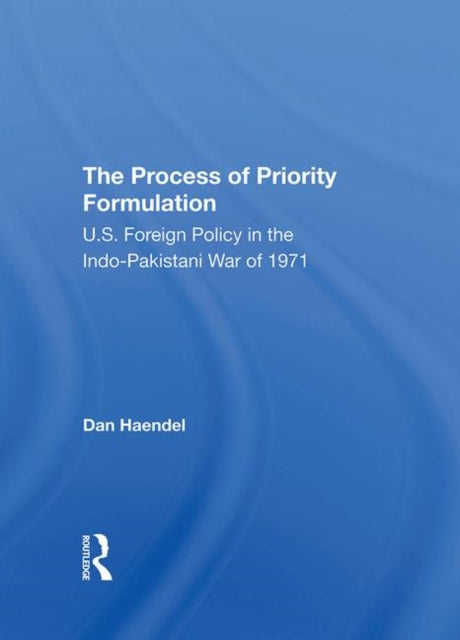 Book cover of: Process Of Priority Formulation