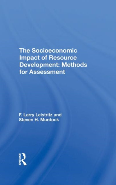 Book cover of: Socioeconomic Impact Of Resource Development