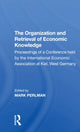 Book cover of: Organization and Retrieval of Economic Knowledge. By: Elliot Perlman