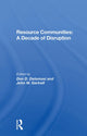 Book cover of: Resource Communities. By: Don D. Detomasi