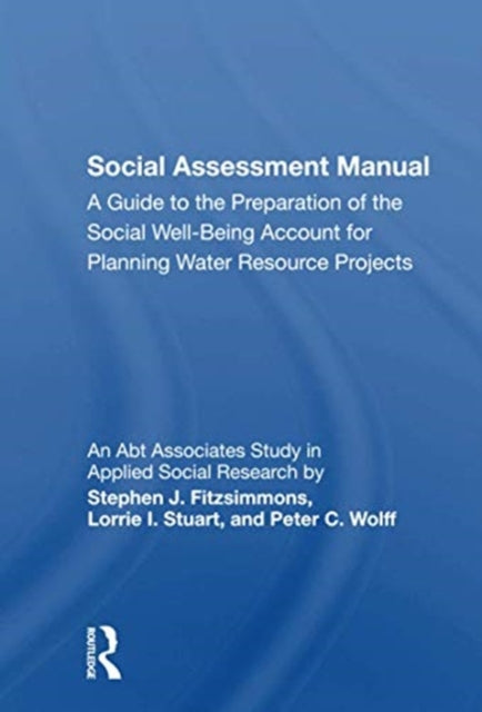 Book cover of: Social Assessment Manual. By: Stephen J. Fitzsimmons