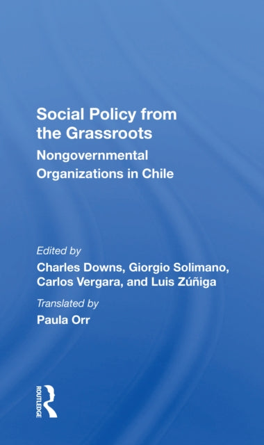 Book cover of: Social Policy From The Grassroots. By: Charles Downs
