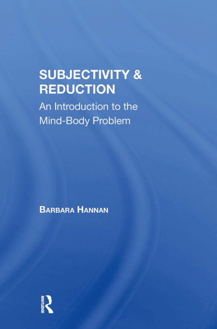 Book cover of: Subjectivity And Reduction