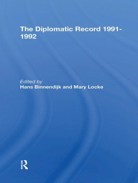 Book cover of: Diplomatic Record 19911992