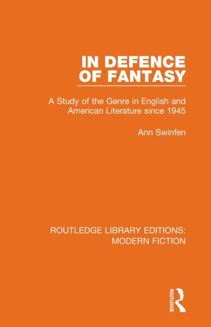 Book cover of: In Defence of Fantasy. By: Ann Swinfen