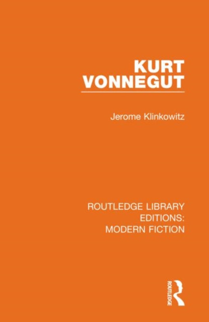 Book cover of: Kurt Vonnegut. By: Jerome Klinkowitz