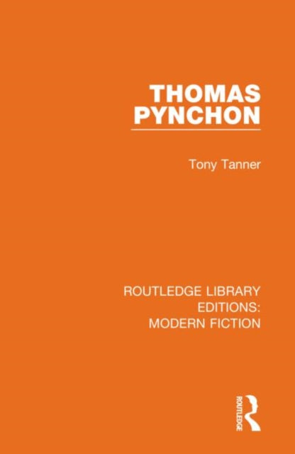 Book cover of: Thomas Pynchon. By: Tony Tanner