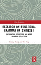 Book cover of: Research on Functional Grammar of Chinese I. By: Bojiang Zhang