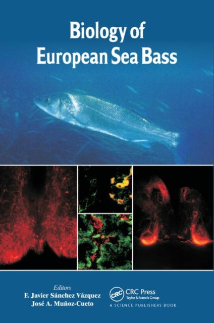 Book cover of: Biology of European Sea Bass. By: F. Javier Sánchez Vázquez