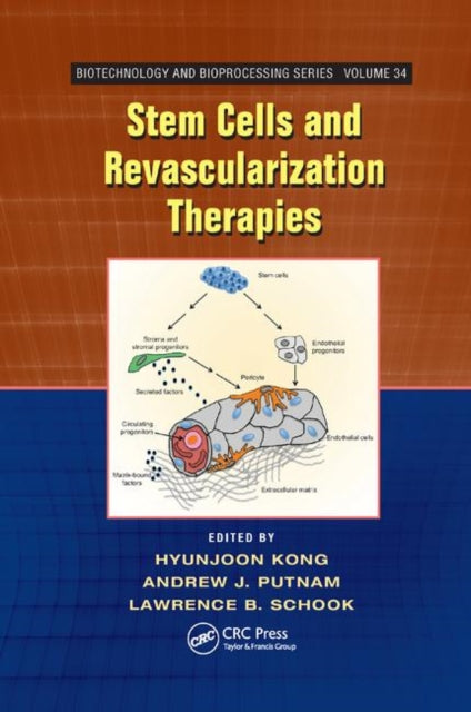 Book cover of: Stem Cells and Revascularization Therapies. By: Hyunjoon Kong