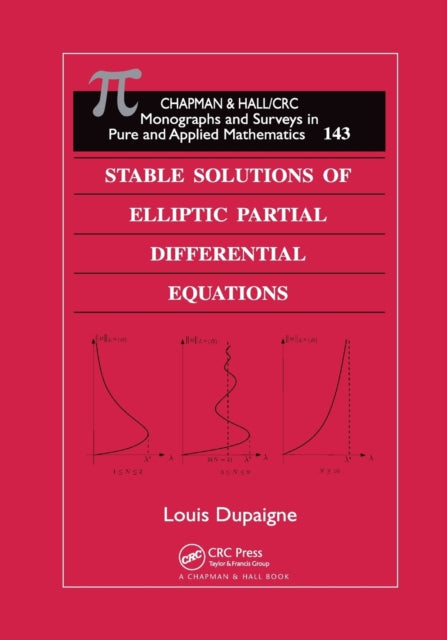 Book cover of: Stable Solutions of Elliptic Partial Differential Equations. By: Louis Dupaigne