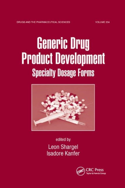 Book cover of: Generic Drug Product Development. By: Leon Shargel