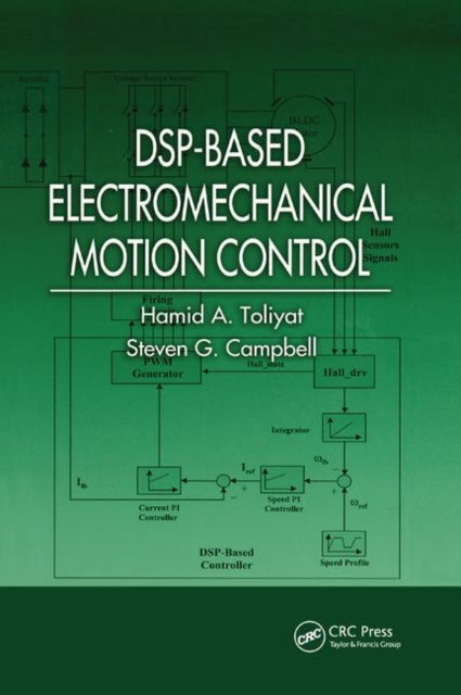 Book cover of: DSP-Based Electromechanical Motion Control. By: Hamid A. Toliyat