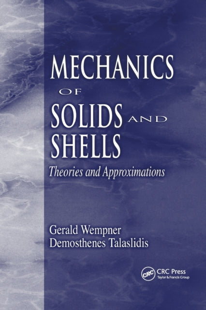 Book cover of: Mechanics of Solids and Shells. By: Gerald Wempner