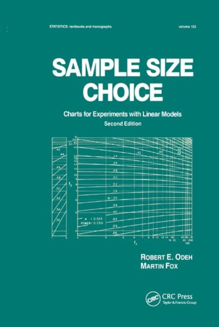 Book cover of: Sample Size Choice. By: Robert E. Odeh