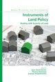 Book cover of: Instruments of Land Policy. By: Jean-David Gerber