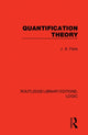 Book cover of: Quantification Theory. By: J. A. Faris