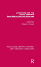 Book cover of: Literature and the Social Order in Eighteenth-Century England. By: Stephen Copley