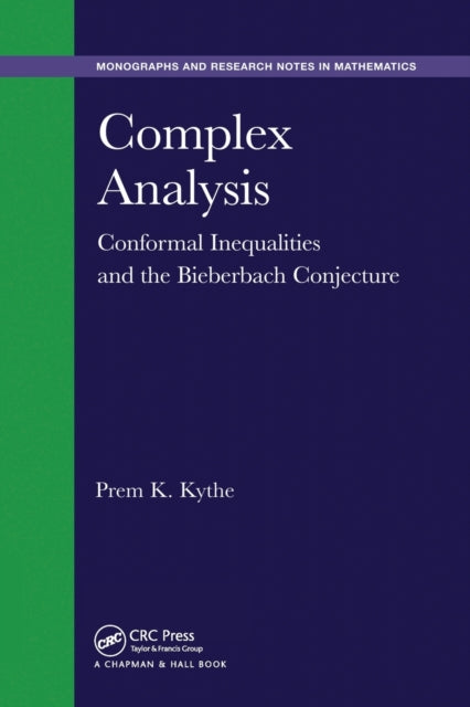 Book cover of: Complex Analysis. By: Prem K. Kythe