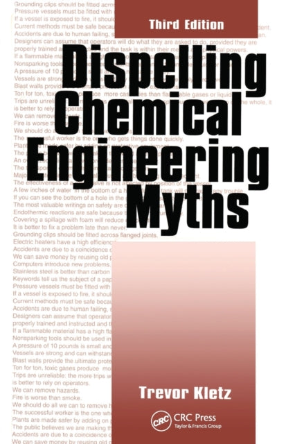 Book cover of: Dispelling chemical industry myths