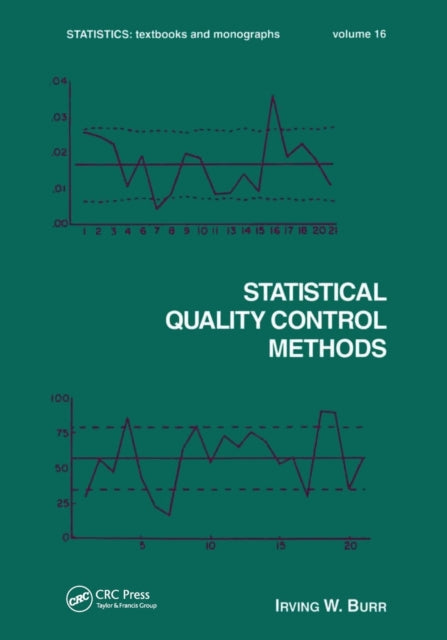 Book cover of: Statistical Quality Control Methods. By: Irving W. Burr