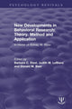 Book cover of: New Developments in Behavioral Research: Theory, Method and Application. By: Sidney W. Bijou